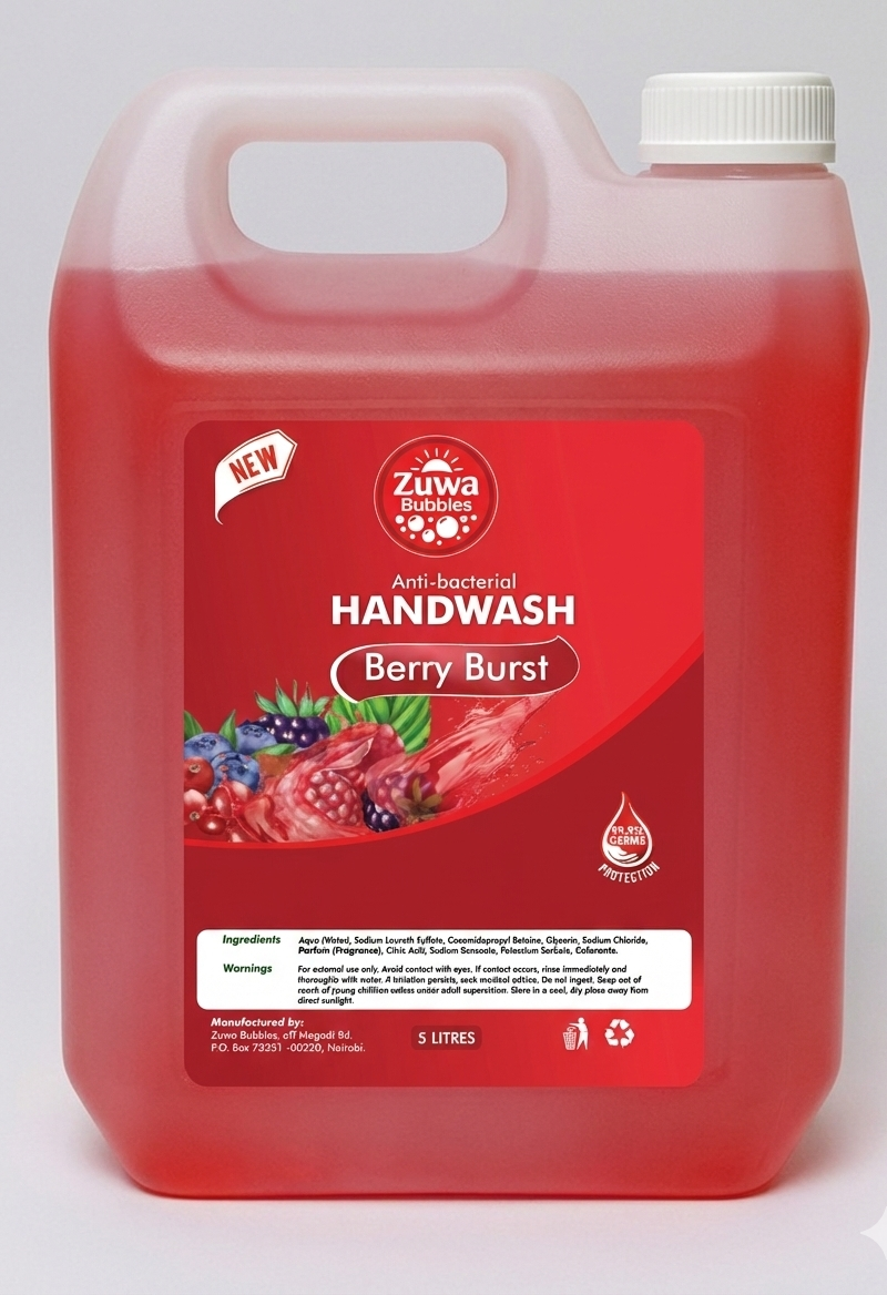 Zuwa Handwash – Berry Bliss 5 Liters