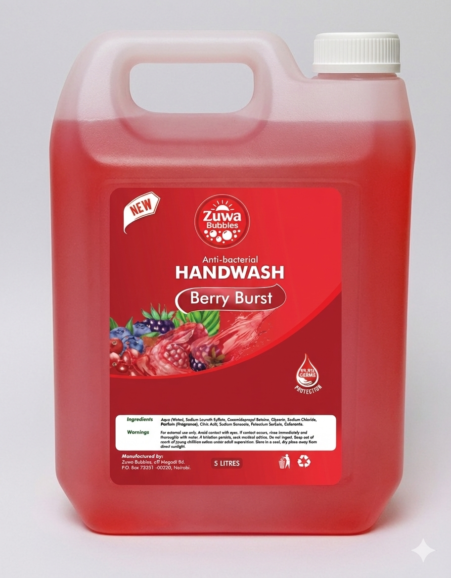Zuwa Handwash – Berry Bliss 5 Liters