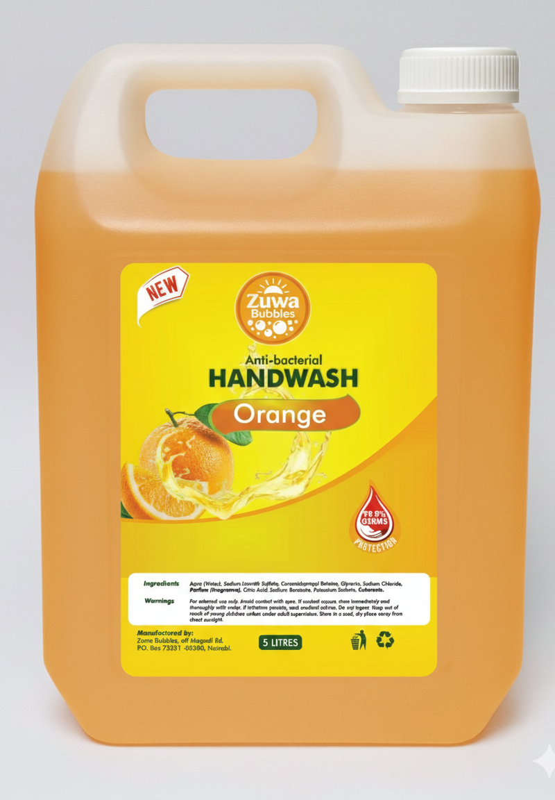 Zuwa Handwash - Orange 5 Liters